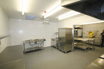 Quickclad for new bakery